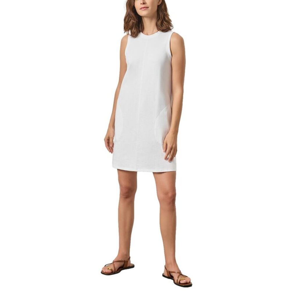 Lilla P Womens Center Seam Tank Dress, White